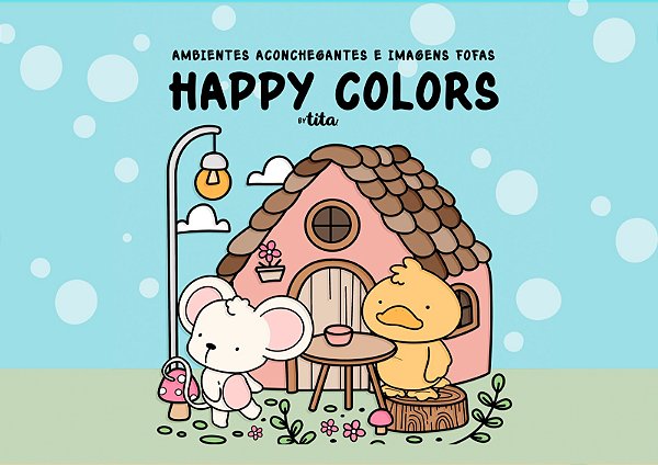 LIVRO DE COLORIR HAPPY COLORS