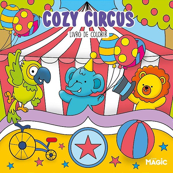 LIVRO DE COLORIR COZY CIRCUS