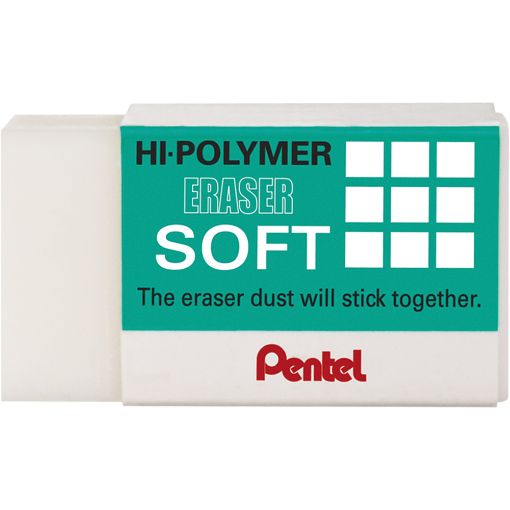 BORRACHA HY-POLYMER SOFT PENTEL