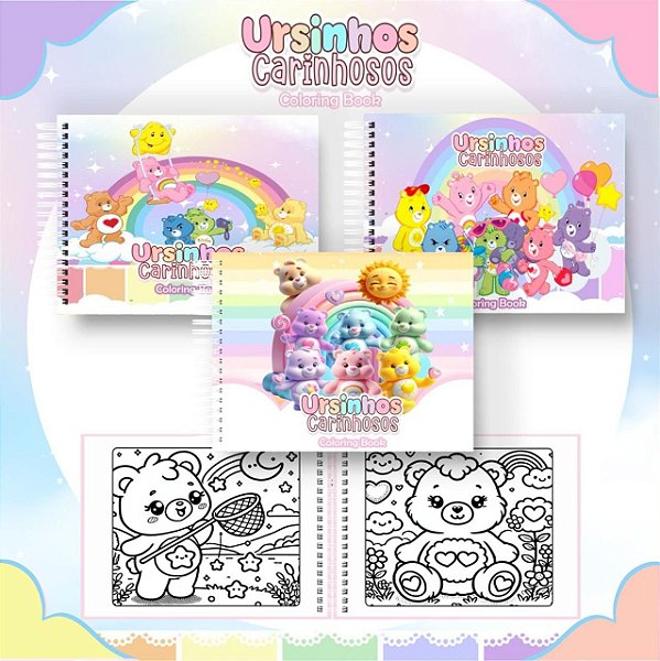 LIVRO DE COLORIR URSINHOS CARINHOSOS
