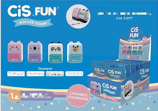 CARIMBO ROLLER STAMP CIS FUN