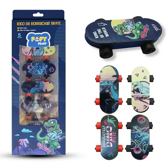 JOGO DE BORRACHAS SKATE