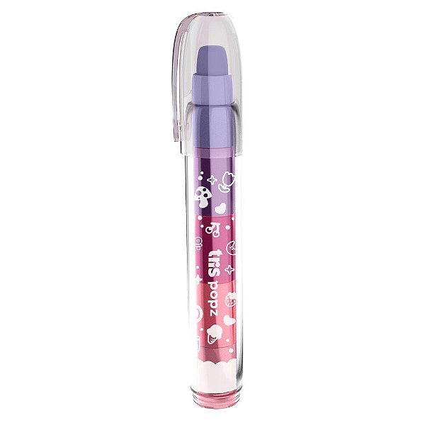 CANETA BORRACHA POPZ TRIS HOLIC