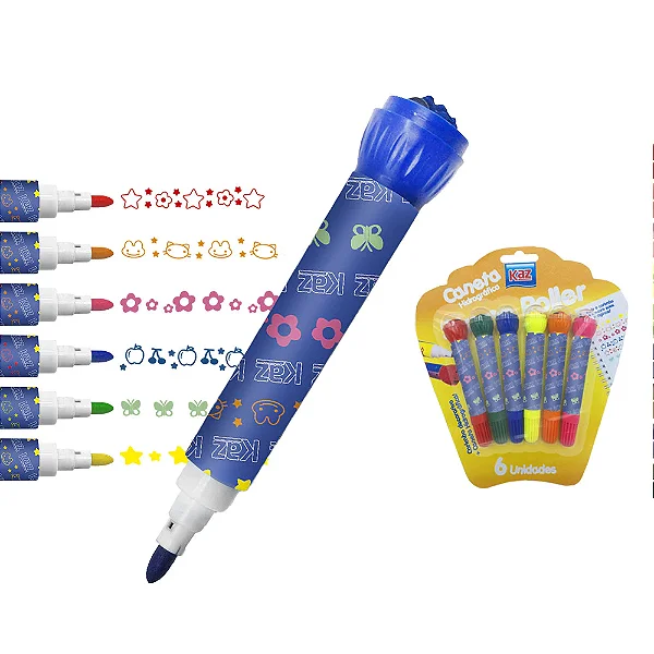 CANETA HIDROGRÁFICA STAMP ROLLER KAZ 6 UN