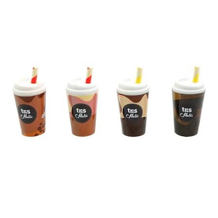 BORRACHA COFFEE CUP TRIS