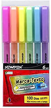 Marca texto New Pen Pastel Frases