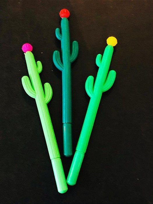 CANETA CACTUS EM GEL