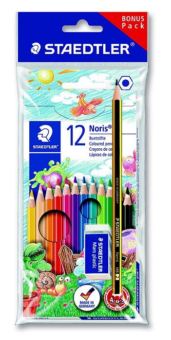 LAPIS DE COR 12 CORES NORIS CLUB KIT STAEDTLER