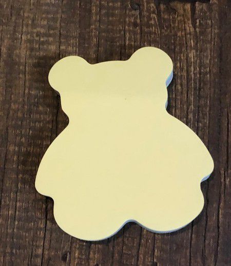 BLOCO ADESIVOS DE ANOTAÇÕES DE URSO