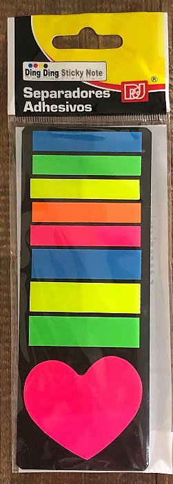 MARCADOR DE PAGINAS NEON