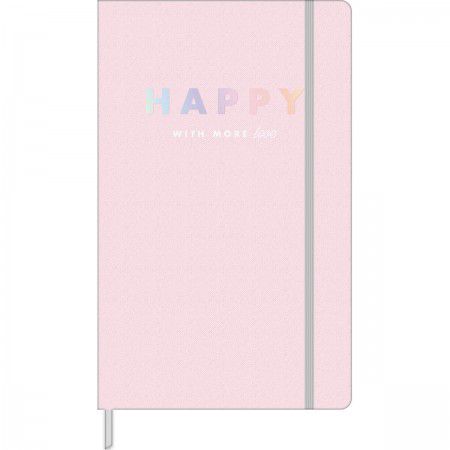 CADERNO PONTILHADO COSTURADO CAPA DURA FITTO G HAPPY 90 GRAMAS 80 FOLHAS