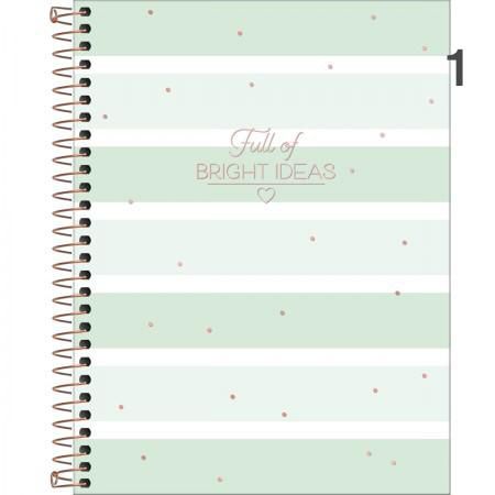 CADERNO ESPIRAL CAPA DURA COLEGIAL 1 MATÉRIA SOHO 80 FOLHAS
