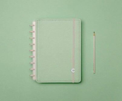 CADERNO INTELIGENTE VERDE PASTEL