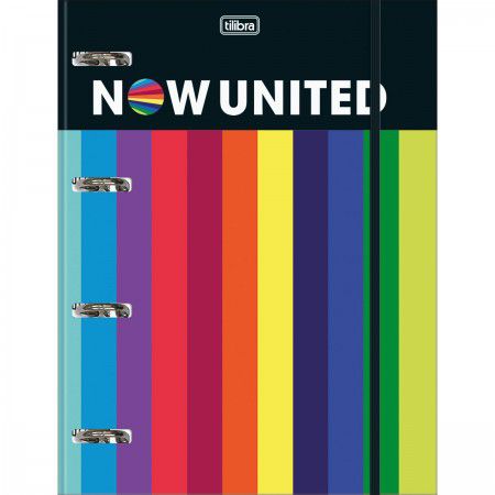 CADERNO ARGOLADO NOW UNITED TILIBRA