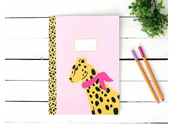 CADERNO FLEX ONCINHA PAUTADO