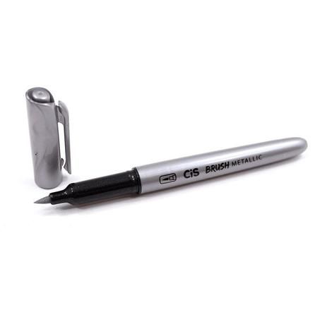 BRUSH PEN CIS METALLIC PRATA