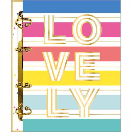 CADERNO ARGOLADO CARTONADO COLEGIAL BE NICE 160 FOLHAS