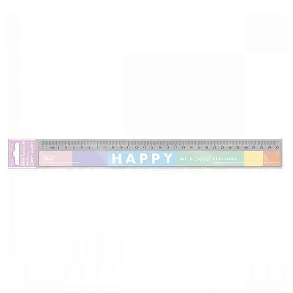 REGUA 30 CM HAPPY TILIBRA