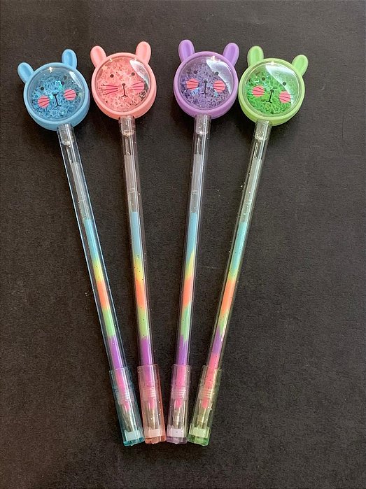 CANETA RAINBOW GATINHO