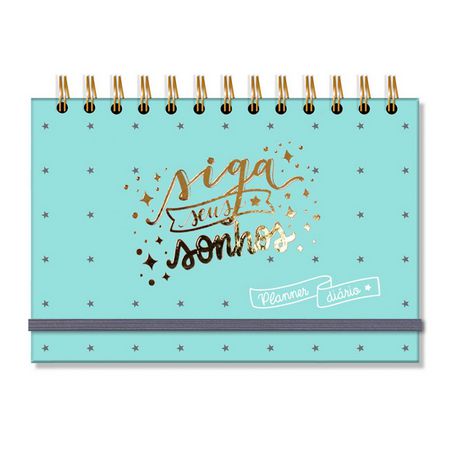 PLANNER DIARIO VERDE ESTRELAS