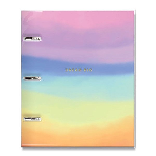CADERNO ARGOLADO TIE DYE