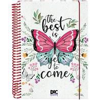 CADERNO TRENDY BORBOLETA COLEGIAL