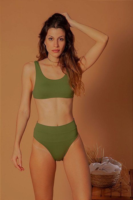 Biquíni Hot Pant Verde