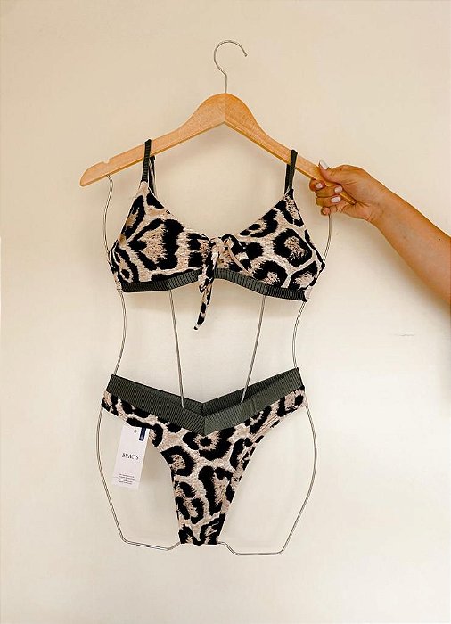 Biquini Laço Oncinha