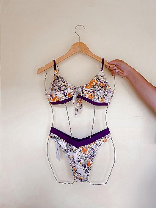 Biquini Laço Flores do Campo