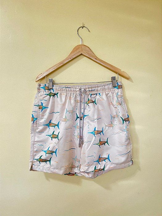 Shorts Colorful Ocean Areia