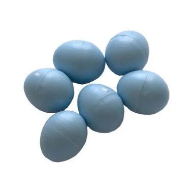 Ovo Plástico Indez #5 - Calopsita, Rosela - Azul - 25 unidades