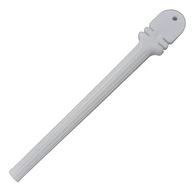 Poleiro de Plástico Frisado Pequeno - 21 cm - Branca - 10 Unidades
