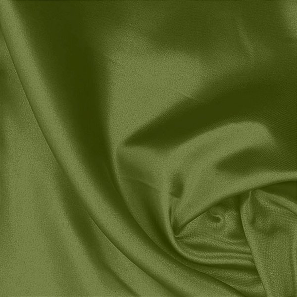 Cetim - Verde Musgo - 1,50m De Largura