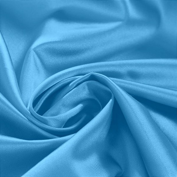 Cetim - Azul Turquesa - 1,50m De Largura