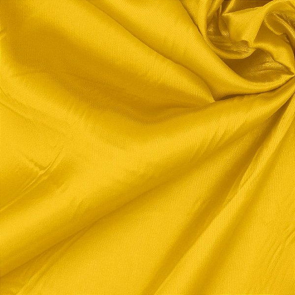 Cetim Com Elastano Amarelo