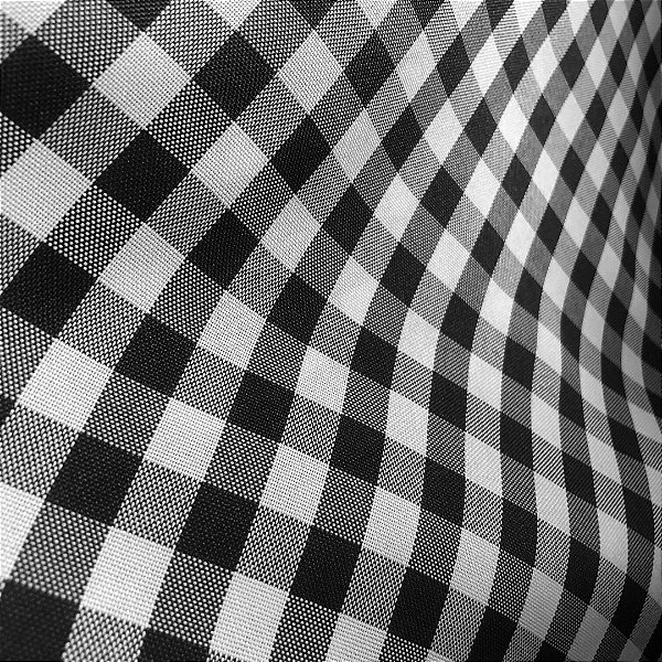 Tecido Oxford Xadrez - Preto
