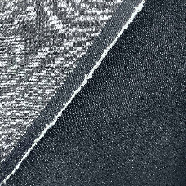 Tecido Jeans 98% Algodão  2%Elastano - Azul - 1,60m de Largura