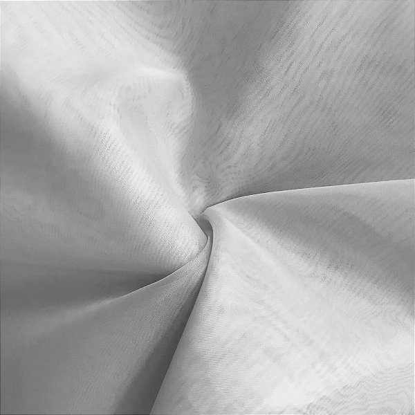 Tecido Voil Liso - Branco - 3,00m de Largura