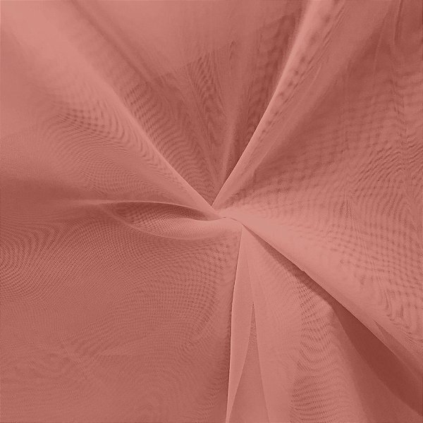 Tecido Voil Liso - Rose - 3,00m de Largura