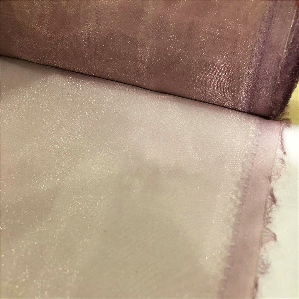 Organza Cristal - Nude - 1,50m de Largura