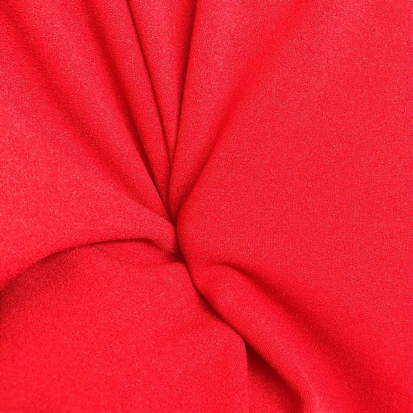 Tecido Malha Scuba - Vermelho - 1,50m de Largura