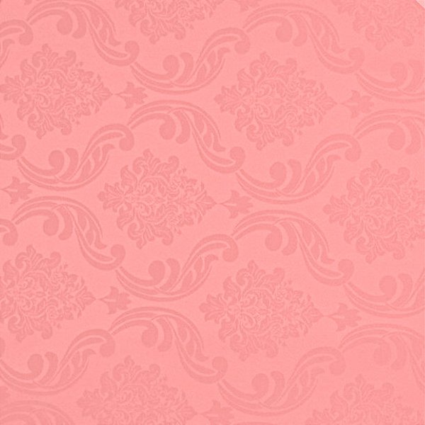 Tecido Jacquard Estampado - Colonial Rosa Bebê - 2,80m de Largura
