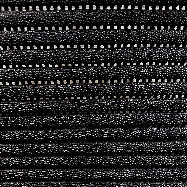 Passadeira Antiderrapante Tapete Duna Soft - Preto - 43cm de Largura