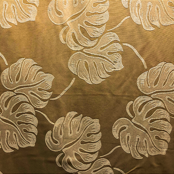 Jacquard Costela de Adão - Dourado - 2,80m de Largura