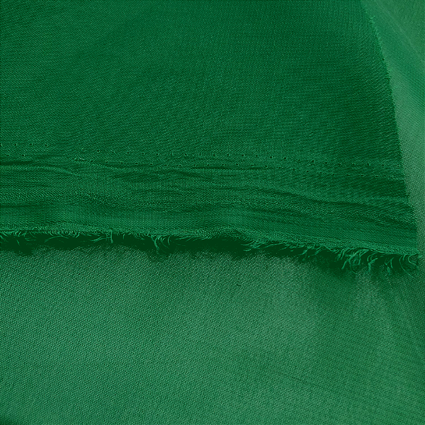 Musseline Chiffon Tecido - Verde Floresta - 1,50m de Largura