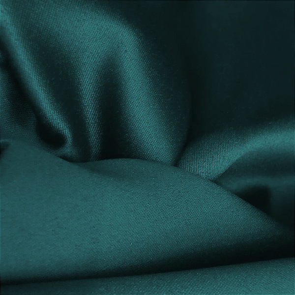Tecido Prada Acetinado - Verde Esmeralda - 1,50m de Largura