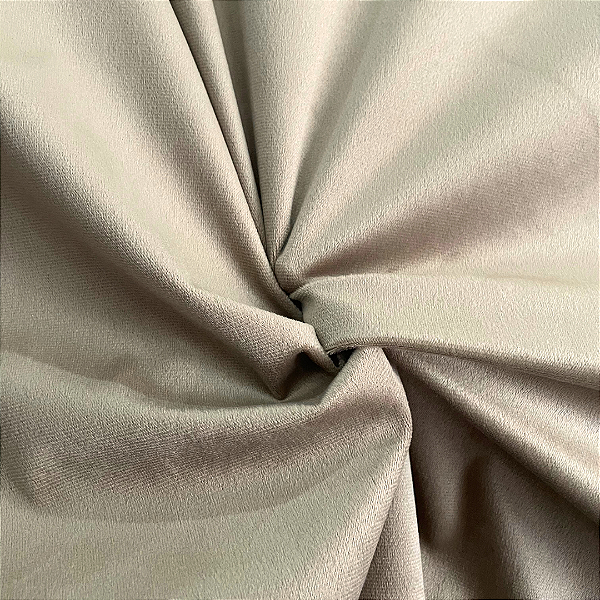 Tecido Suede Light - Bege - 1,42m de Largura | Toque de Camurça para Vestuário Moda e Decoração