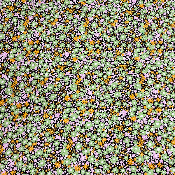 Viscolycra Estampada - Floral Miúdo Verde