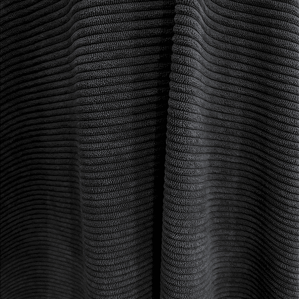 Cotelê - Preto - 1,50m de Largura