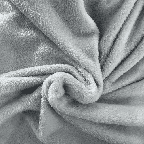 Tecido Soft Ultrasoft - Cinza - 1,60m de Largura